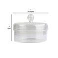 thumbnail image 5 of Benjara BM237096 4 Po Jar Utilitaire en Verre à Couvercle Rond&44; Clair, 5 of 5