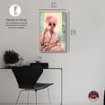 thumbnail image 5 of Tea Before Bath Canvas Trendy Bathroom Art by Notoriart, Silver Frame, 16" x 24", 5 of 7