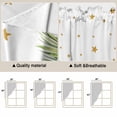 thumbnail image 5 of Christmas Swag Valances for Windows, Kitchen Window Curtains Over Sink, Winter Snowflakes Cup Pine Needles Berry Window Treatment Curtains for Living Room/Bedroom Curtains 2 Panel Sets 36"x45", 5 of 8