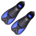 thumbnail image 1 of Tamaño 34-45 Adulto Bolsa Tacón Tipo Natación Aleta Potencia Corta TPR PP Flotante Buceo Aleta Corta Aleta Rana Zapatos, 1 of 5