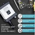 thumbnail image 3 of Innoraymond GS10 Universal Soft Starter for Miter Saw Table Saw Grinder Router Planer Dust vac etc. (120V, 15A max.), 3 of 5