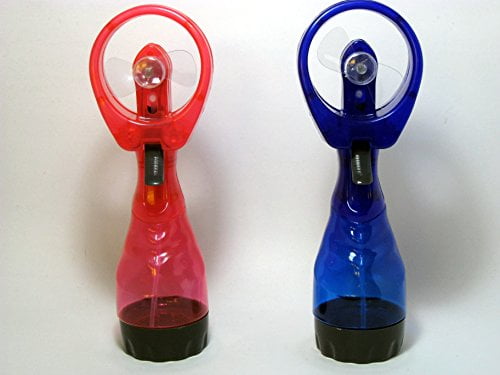 Value 2 Pack Nexxtech Deluxe Handheld Water Misting Fan
