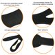 thumbnail image 2 of Rodillera deportiva banda ajustable para gimnasio al aire libre senderismo correr negro, 2 of 9