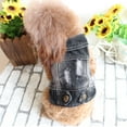 thumbnail image 5 of kladzum Pet Clothes Dog Jeans Jacket Dogs Vests Clothes Bomei Dog Spring and Summer Clothes New Vestsbroken Hole Vests, 5 of 5
