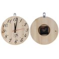 thumbnail image 1 of 8in Wooden  Clock, Timer Clock For ,  Accessories, Decorative  Clock, Decor Accessories & Ornaments For Home, 1 of 8