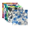 thumbnail image 5 of Abbraccia 4xTie-Dyed Printing Cloth Cotton Sewing Patchwork DIY Craft 24x24cm 4 Pcs, 5 of 10