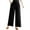 Black, variant on WIZUTIZ Wide Leg Pants Woman Thin Trendy Baggy Wide Leg Slacks Pants Elastic Spandex High Rise Full Length Dress Pants Solid with Pockets Palazzo Pants for Lady Tiktok Trend Items Beach Black