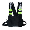 thumbnail image 2 of Chest Bag Adjustable Strap Reflective Unisex Multi-function Magic Sticker Vest Bag for Climbing, 2 of 8