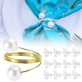thumbnail image 4 of Porte-serviettes Ronds en Métal pour Boucles de Mariage S5L7, 4 of 9