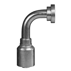 1/2" Hose X 1/2" Code 61 Flange 90° Degree Hydraulic Fitting