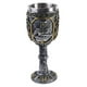 thumbnail image 1 of Copa de vino de caballero vikingo medieval, copa de vino de metal gótica, copa de whisky personalizada, copa de whisky de utilería para bodas, copa de vino roja, 1 of 4