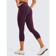 thumbnail image 2 of Leggings Capri CRZ YOGA Cintura Alta 53 cm con Bolsillos Morado XS, 2 of 5