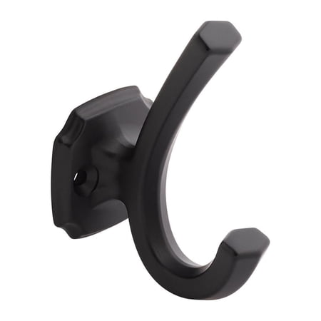 Open Box Hickory Hardware H077870MB 1 in. Center to Center Veranda Collection Hook Matte Black Finish