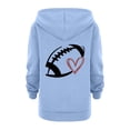 thumbnail image 6 of TAIAOJING Kids Girls Boys Bomber Jacket Zip-Up Baseball Football Heart Baby Long Sleeve Letter Printed Hoodie Zipper Up Sweatshirts Children Blouse With Pocket Lightweight Coat Windbreaker 3-4 Years, 6 of 6