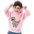 thumbnail image 3 of Sudadera con capucha para bebé, niño y niña, sudadera informal con estampado para bebé, regalo para niña, blusa, 3 of 5