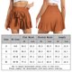 thumbnail image 2 of Pantalones cortos de playa para mujer Cintura elástica Pantalones cortos ligeros de moda Dobladillo con volantes para el verano FLhrweasw Para estrenar, 2 of 7