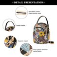 thumbnail image 4 of FORMRS Crossbody Bag for Women Quilted Travel Shoulder Cell Phone Purse with Chain Strap Handbag, Colorful Flowers, 4 of 7