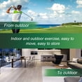 thumbnail image 2 of Fawoonu Premium Multi-Layer Golf Practice Mat - Durable PP & EVA, Non-Slip, Shock-Absorbent, Portable for Indoor/Outdoor Use, Green, 45x20cm, 2 of 6