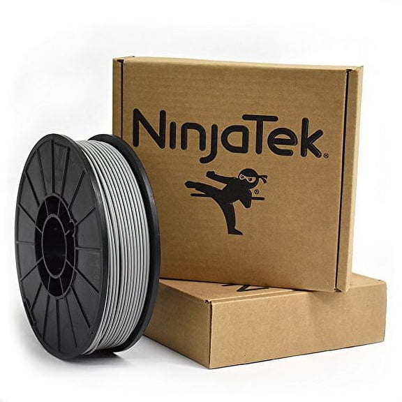 NinjaTek Armadillo TPU 3D Printning Filament, 3.00mm, 1kg, Steel