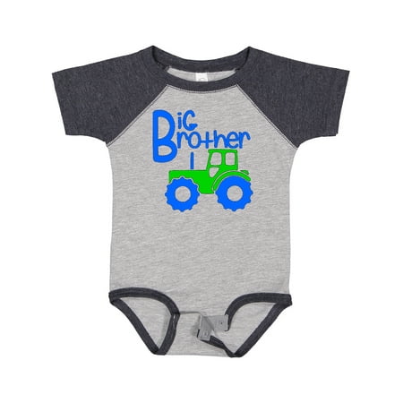 

Inktastic Big Brother Tractor Gift Baby Boy Bodysuit