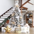 thumbnail image 2 of RV 15 ramas árbol de Navidad corona vid accesorios decorativos DIY polvo dorado brillo simulación baya - oro Rojo Verde, 2 of 4