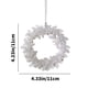 thumbnail image 3 of Adorno colgante con purpurina para árbol de Navidad | Decoración navideña para ventanas (hazlo tú mismo) | Decoración festiva de plástico para el hogar y la decoración navideña de interiores, 3 of 6