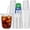 100, variant on 50 Pack Round Bottom Clear Plastic Cups with and Straws, 16 oz Disposable Iced Coffee Cups with , To Go Cold Drink Cups for Smoothies, Juices, Party