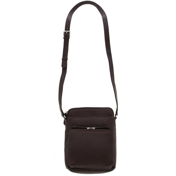 CTM  Leather Small Crossbody Organizer (Women)