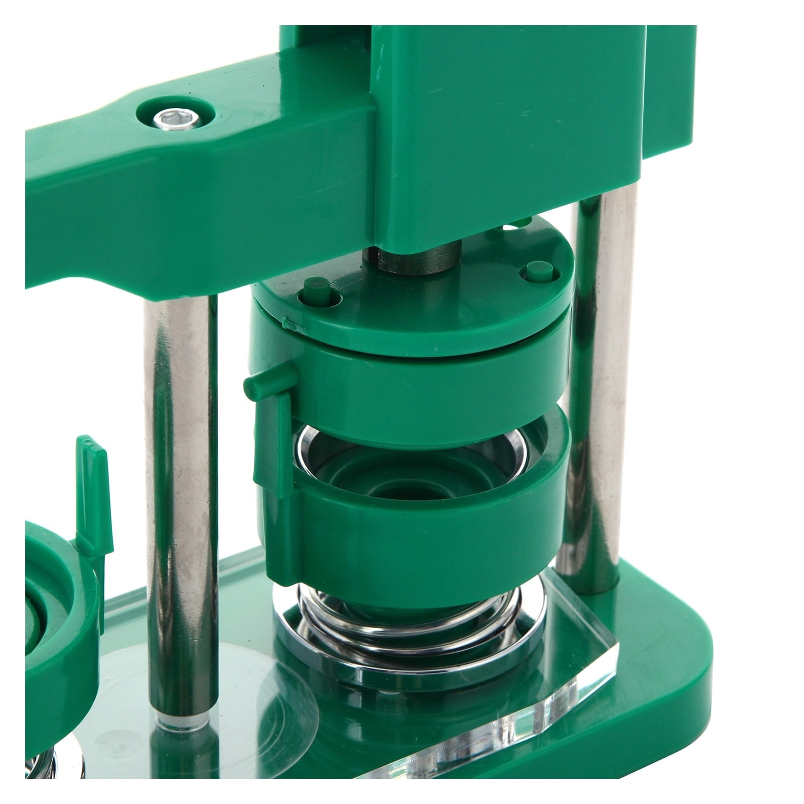 Badge Punch Press Maker Machine Pin Rotate Button Maker DIY Making Set With 100 Blank Button Making Supplies Parts Blank Paper 37mm 44mm 58mm ,Easy Pressing