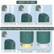 thumbnail image 4 of 500ml air humidifier, 23db quiet ultrasonic for baby,auto shut-off home air humidifier green 26-27s, 4 of 5