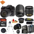 thumbnail image 1 of Cámara Réflex Digital NIKON D7200 DX + 18-55MM AF-P VR + 55-200MM DX + Tarjeta de Memoria 16GB + Gran Angular + Teleobjetivo, 1 of 1
