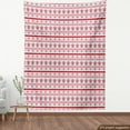 thumbnail image 3 of Ambesonne Nordic Fabric by the Yard Upholstery, Xmas Inspired Ornament, 10 Yards, Red Sky Blue White, 3 of 4