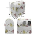 thumbnail image 4 of Ocean Stand Mixer Cover, Nautical Elements Exotic Fishes Seashells and Starfishes Underwater Life, Kitchen Appliance Organizer Bag Cover with Pockets, 5 Quarts, Pink Yellow and White, by Ambesonne, 4 of 4