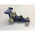 thumbnail image 3 of Blue Colored Austrian Crystal 3" Drag Racing Car Detailed Figurine, 3 of 3