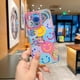 thumbnail image 4 of Linda funda para teléfono con cara sonriente Compatible con protección de cámara a prueba de golpes moda suave TPU transparente funda con flor sonriente para, 4 of 6