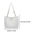 thumbnail image 2 of Bolso de hombro trenzado para mujer, bolso de mano trenzado de Color sólido, bolso diario para mujer, 2 of 9
