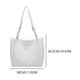 thumbnail image 2 of Bolso de hombro trenzado para mujer, bolso de mano trenzado de Color sólido, bolso diario para mujer, 2 of 9