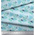 thumbnail image 2 of Soimoi Cotton Duck Fabric Curve Diamond,Berries & Autumn Leaves Printed Fabric 1 Yard 42 Inch Wide, 2 of 3