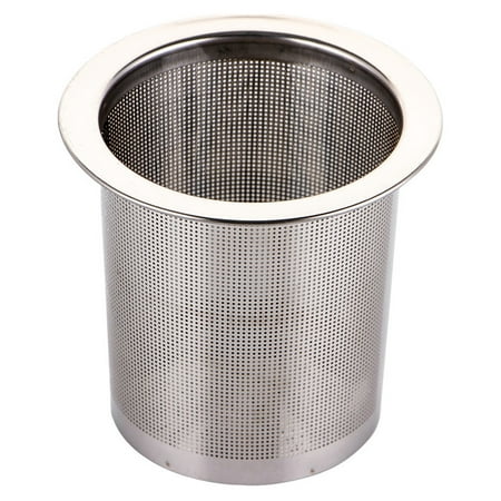 

Tea Strainer | 304 Stainless Steel Tea Cup Strainer | Large Capacity Teapot Infuser Filter for Tea Leaf and Spice Straining