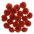 thumbnail image 1 of 20 piezas de hortensias artificiales de seda para ramo de novia, decoración de boda, color naranja, 1 of 9