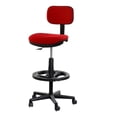 thumbnail image 2 of Silla Logica Mostrador Roja Para Oficina Secretarial Silla Cajera DIMOBELER Logica Mostrador, 2 of 3