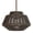 Sable Rattan, variant on Hunter - Brookhollow 1-light Sable Rattan, Medium Size Pendant Light, Dimmable, Casual Style, Geometric Shaped, for Bedrooms, Dining, Living Rooms - 13215