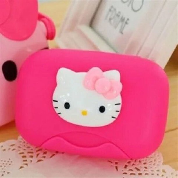 Hello Kitty Regina Boîte de rangement Hello Kitty Regina Drain Regina Sheet  Proximité Cute Anime Cartoon Regina Holder EscalHOShelf Regina Box 