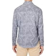 thumbnail image 3 of Tallia GREY Slim-Fit Non-Iron Performance Stretch Printed Shirt, US 2X-Large, 3 of 4