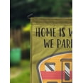thumbnail image 2 of Printtoo Olive Green Home Is Where We Park It Retro Camp Trailer Personalized Camping Flags For Campers Double Sided CampsiteFlagOutdoor GardenFlags, 2 of 4
