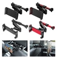 thumbnail image 4 of Riwesomey Reemplazo de montaje de tableta para reposacabezas de coche ABS, ángulo telescópico desmontable, forro de silicona ajustable, soporte para Automoción decorativa y accesorios Negro Tipo 2 Riwesomey VI017464-02, 4 of 6