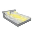 thumbnail image 2 of Ambesonne Mandala Fitted Sheet & Pillow Sham Set, Pale Colored Ombre, Queen, Grey Yellow, 2 of 2