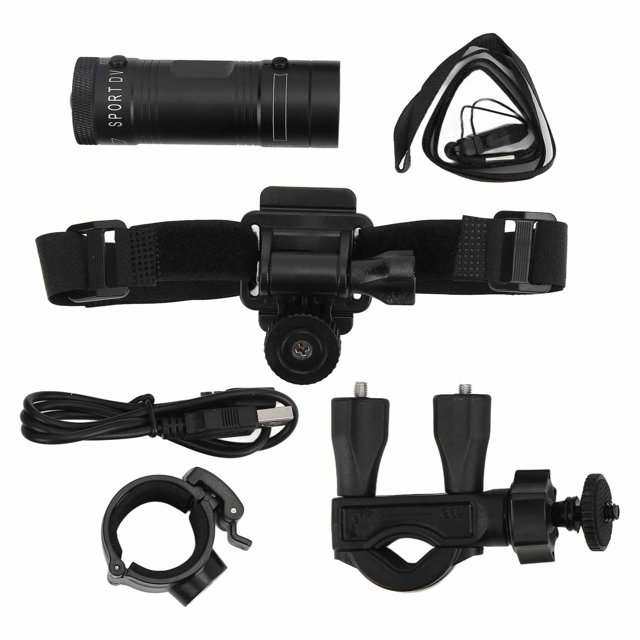 Cámara Deportiva Para Casco De Motocicleta, Motor Incorporado Full 1080p HD Grabadora De Video Para Automóvil Full 1080p HD A Prueba De Agua Con Cuerda Antipérdida Para