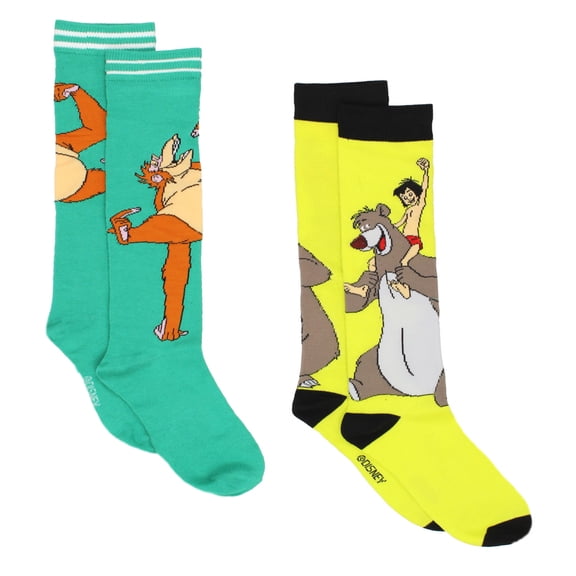 The Jungle Book Mens Womens 2 pack Socks (Big Kid/Teen/Adult) JB002JSB Disney