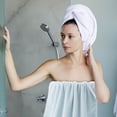 thumbnail image 4 of Bath Towels on Clearance Under $5! Feledorashia Oversized Bath Sheets, Jumbo & Extra Large Bath Towels Sheet for Bathroom and Shower with Ultra Softness & Absorbent,27.55x55.11in, 4 of 13